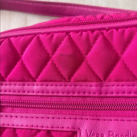 Vera Bradley Pink Quilted Crossbody Bag - Picture 3 of 9